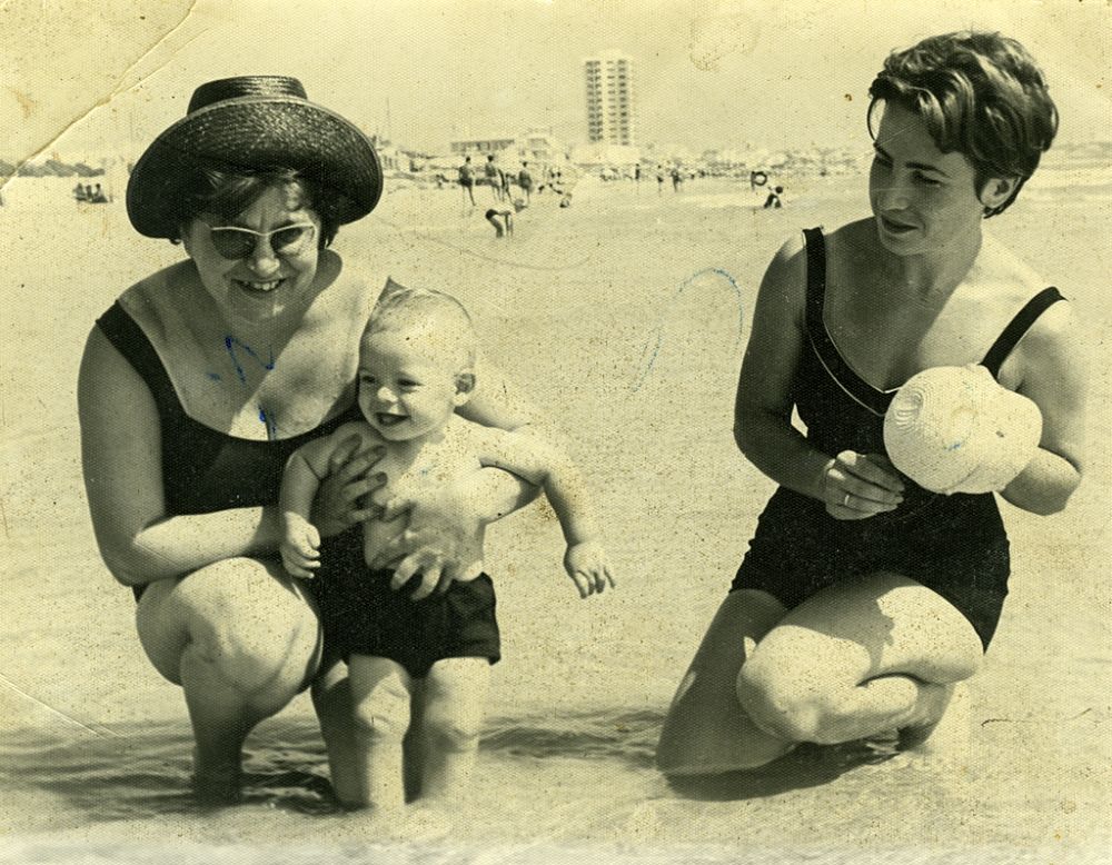 En la playa de San Juan