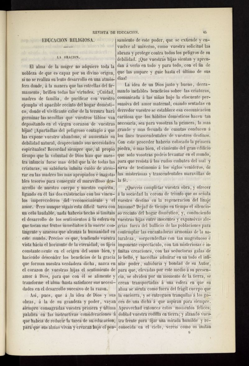 La Educanda: revista de educacin del 1 de marzo de 1861