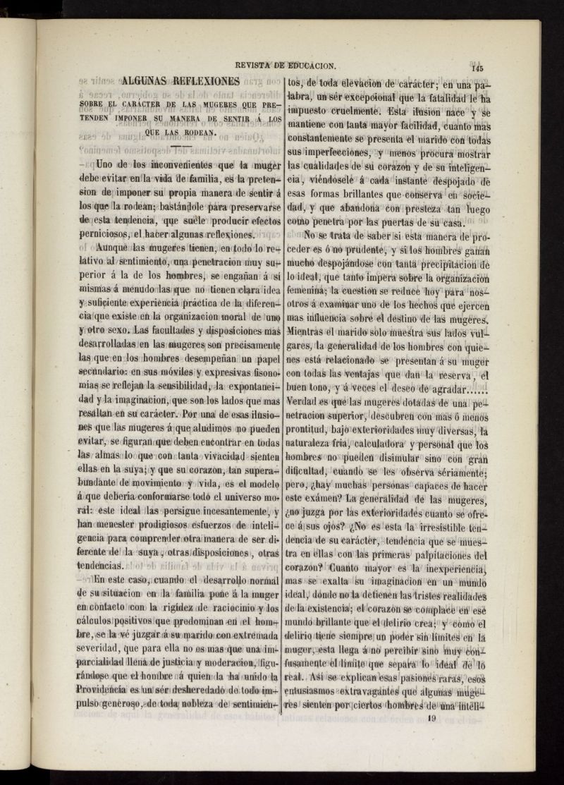 La Educanda: revista de educacin del 15 de mayo de 1861