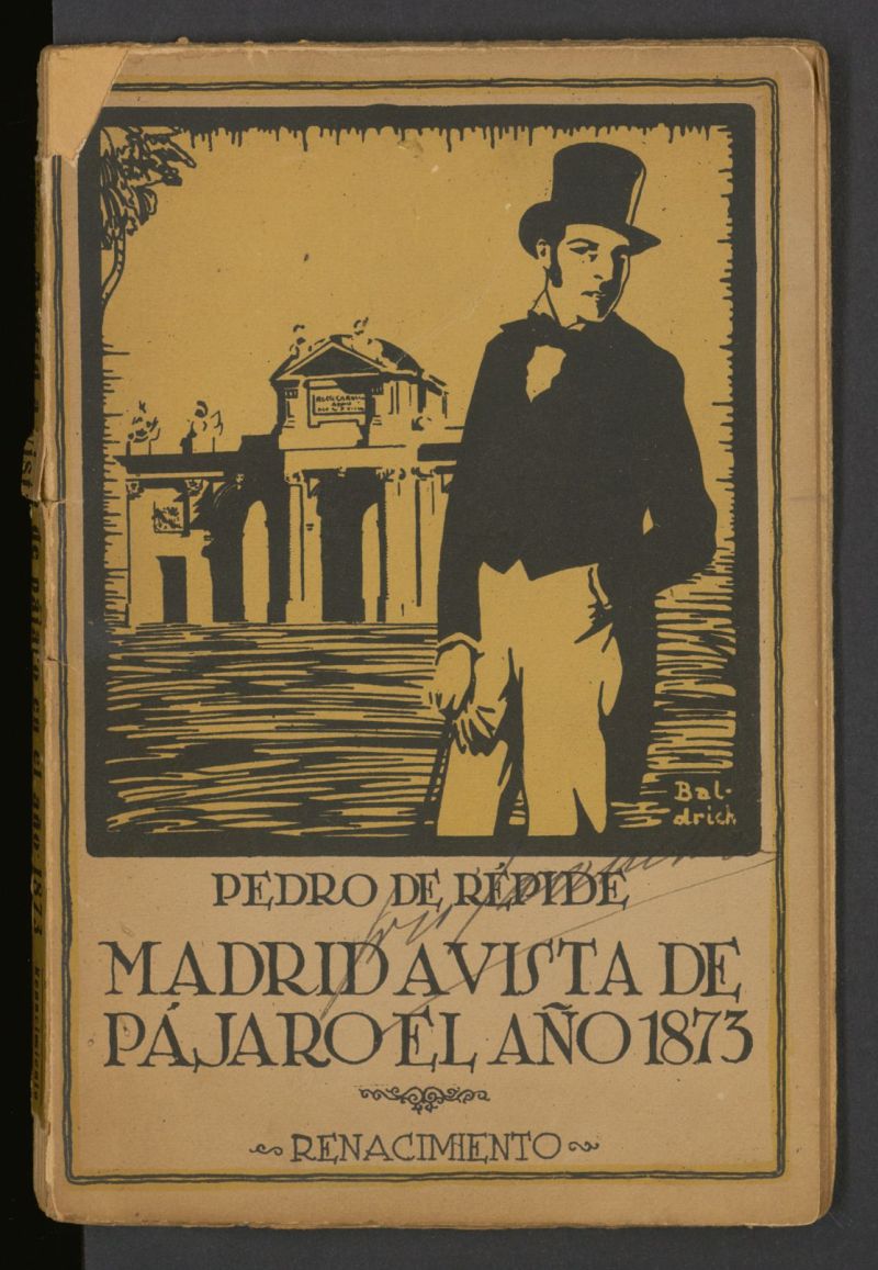 Madrid a vista de Pjaro el Ao 1873: curiossima lmina que se publica con la explicacin de todos los parajes y monumentos numerados en ella