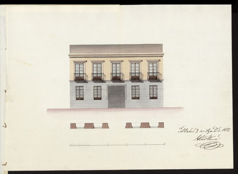 D. Antonio Tom, sobre construir una casa en la calle de Regueros n 9, manzana 327.