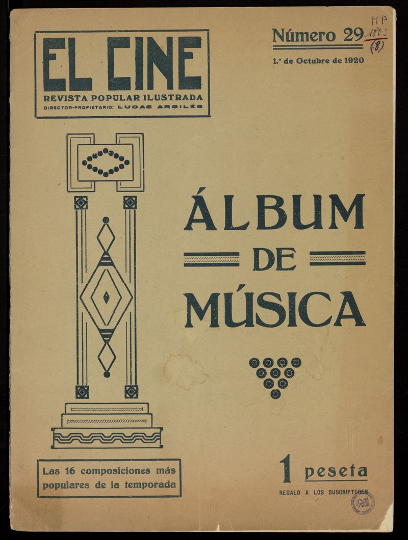 LBUM de msica : las 16 composiciones ms populares de la temporada