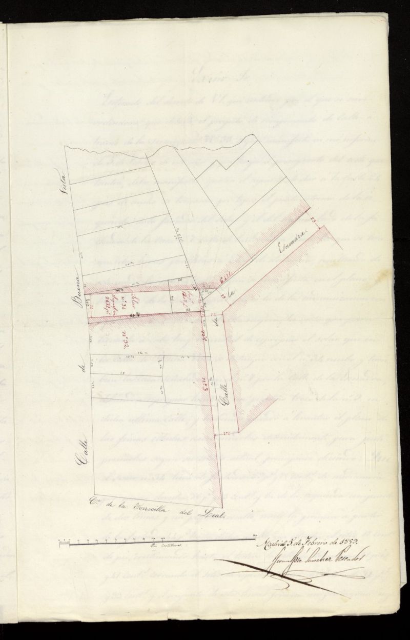 D. Sebastin Campos y D. Pedro Garca Fonceda, piden licencia para cerrar con tapia el solar perteneciente a Polica Urbana, calle de Buenavista n 34. (1858-60)