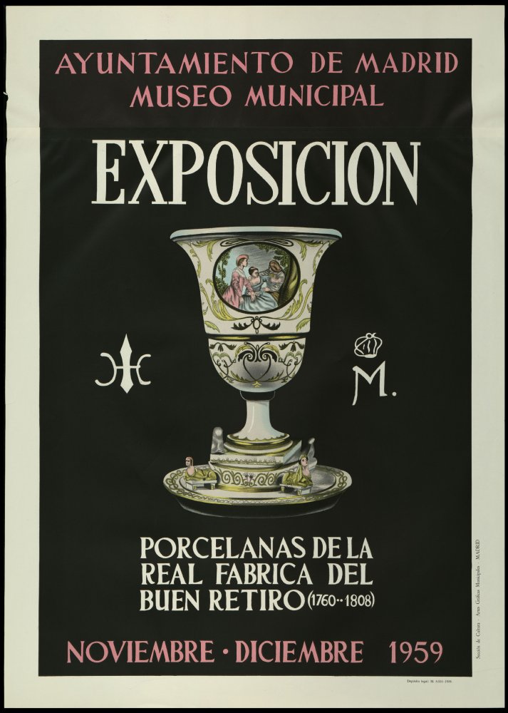 Exposicin porcelanas de la Real Fbrica del Buen Retiro (1760-1808). Noviembre-diciembre 1959