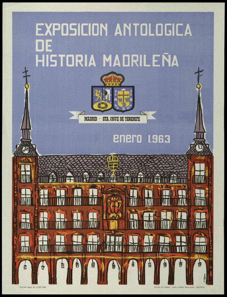 Exposicin antolgica de historia madrilea. Madrid-Sta Cruz de Tenerife. Enero 1963