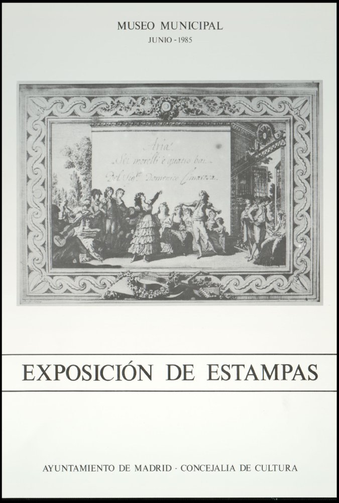 Exposicin de estampas: junio 1985