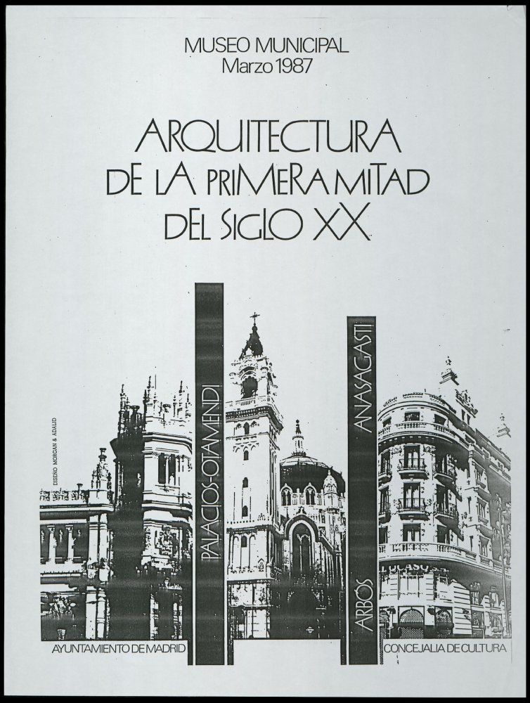 Arquitectura en la primera mitad del S. XX. Marzo 1987, Palacios-Otamendi-Arbos-Anasagasti (Negativo del anterior)