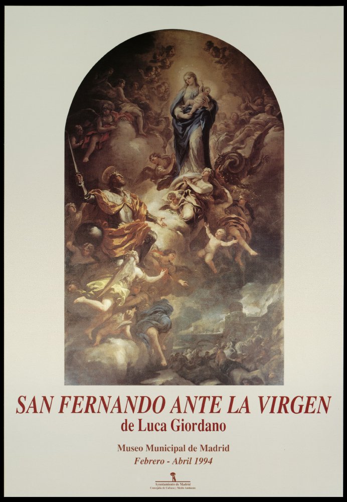 San Fernando ante la Virgen de Luca Giordano : [exposicin, febrero-abril 1994]