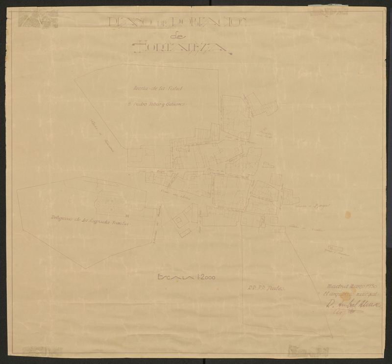 Plano de poblacin de Hortaleza