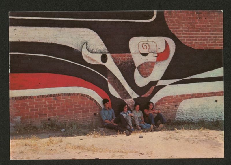 Mural del barrio de Portugalete realizado por Arcadio Blasco y el Equipo del Barrio