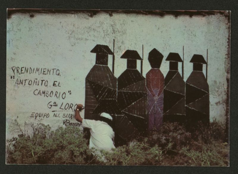 Mural del barrio de Portugalete realizado por Ricardo Barahona y el Equipo del Barrio