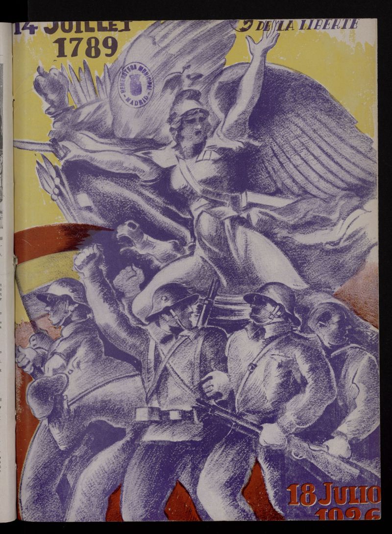 Le Volontaire de la Libert : Organe des Brigades Internationales. 18 julio de 1936