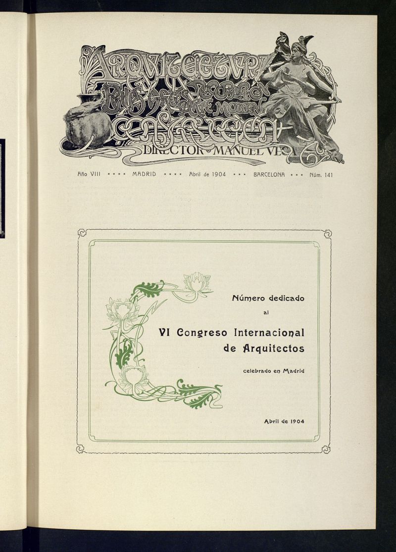 Arquitectura y Construccin : revista tcnica quincenal de abril de 1904