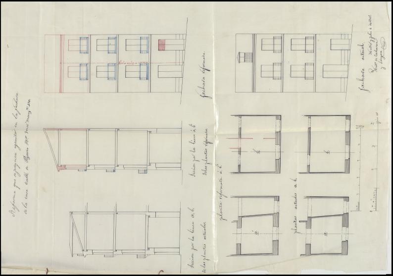 D. Juan de Urrutia y Contreras, para levantar un piso en su casa calle de Pizarro n 9 moderno, manzana 470.