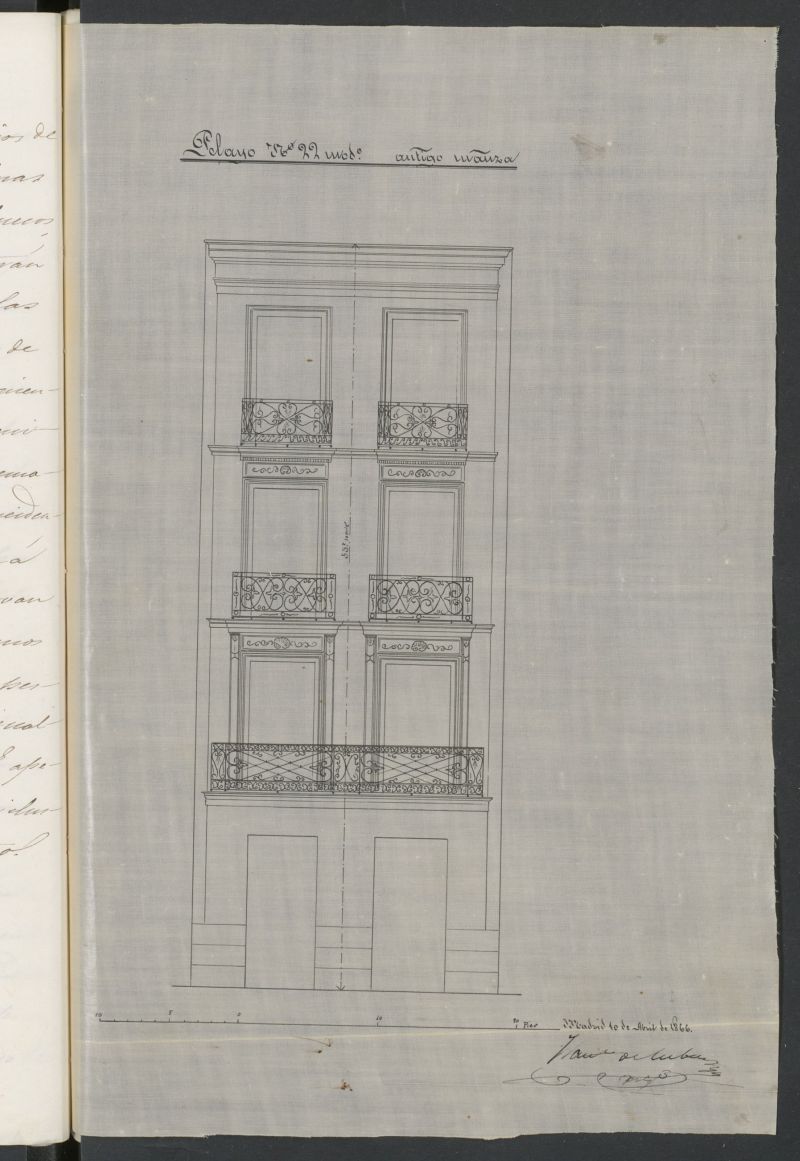 D. Lucas Martn, en solicitud de licenia para construir de nueva planta su casa calle de Pelayo n 22 moderno, manzana 317.