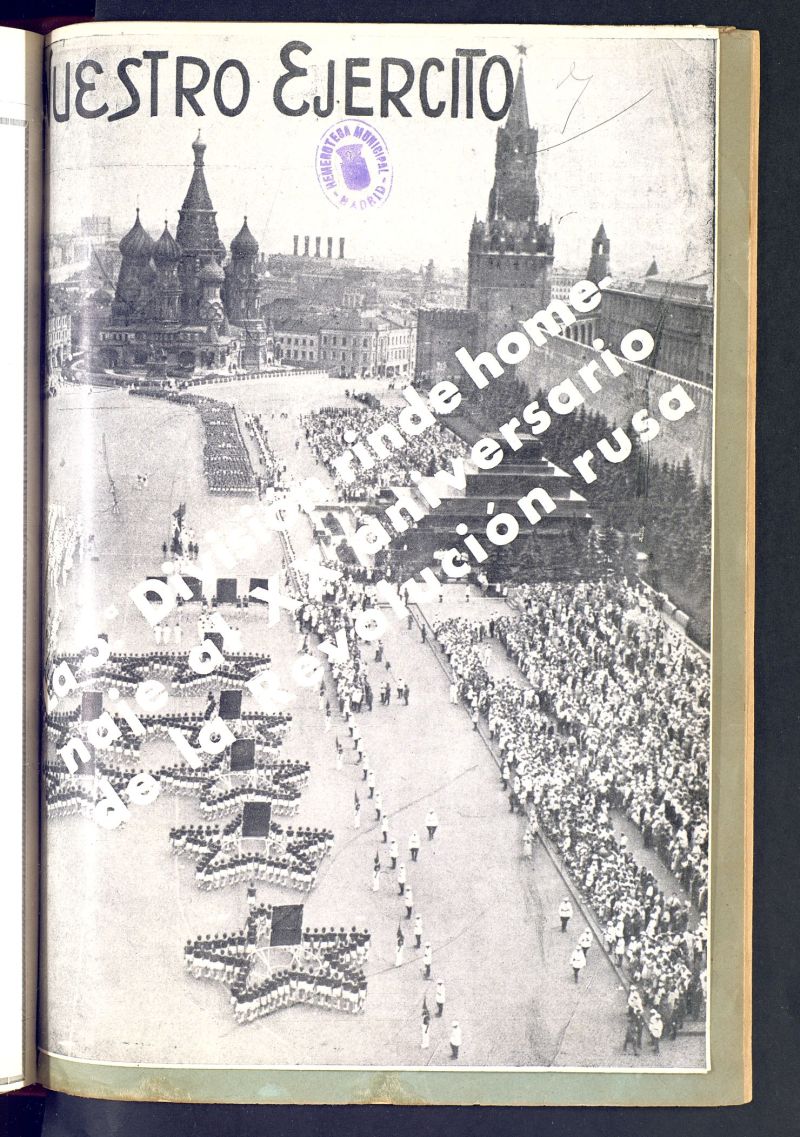 Nuestro ejercito : rgano 149 Brigada Mixta del 11? de noviembre de 1937