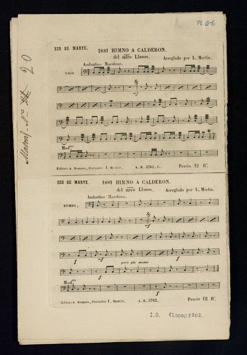 1881 : Himno a Caldern