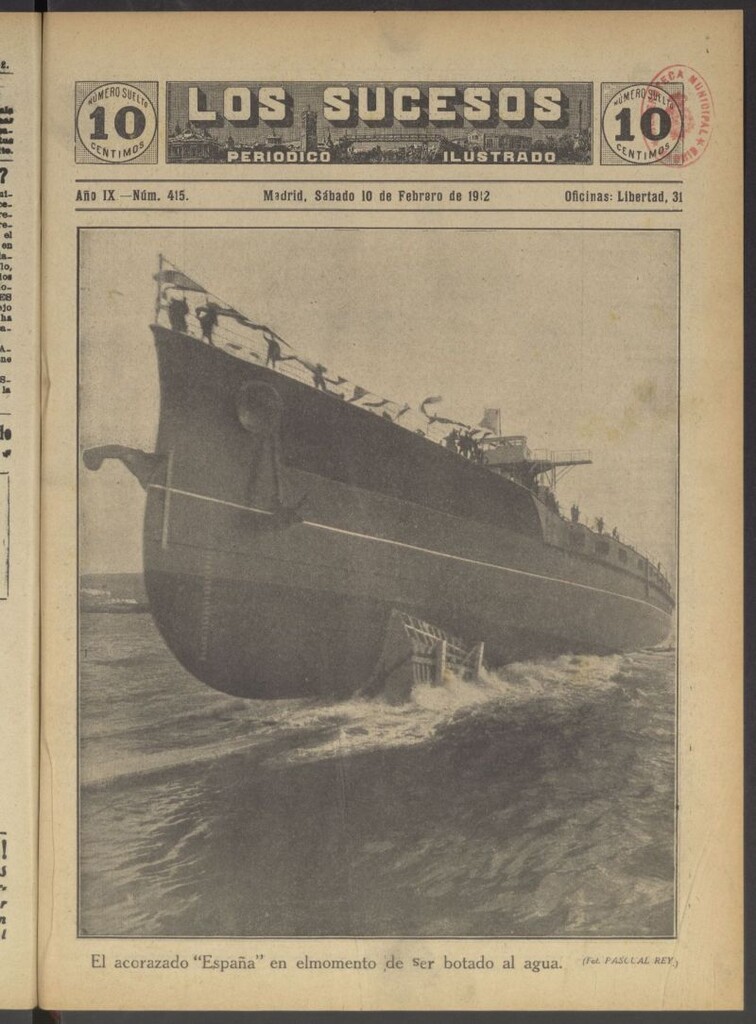 Miniatura de Los Sucesos : periódico ilustrado del 10 de febrero de 1912