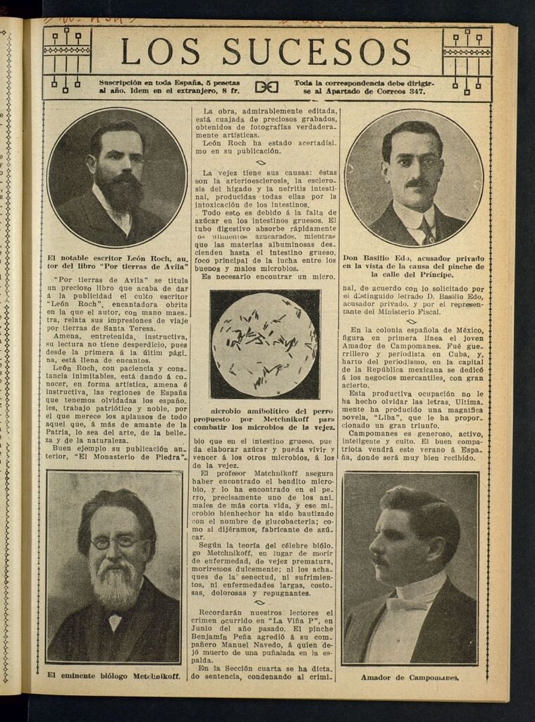 Miniatura de Los Sucesos : periódico ilustrado del 22 de junio de 1912