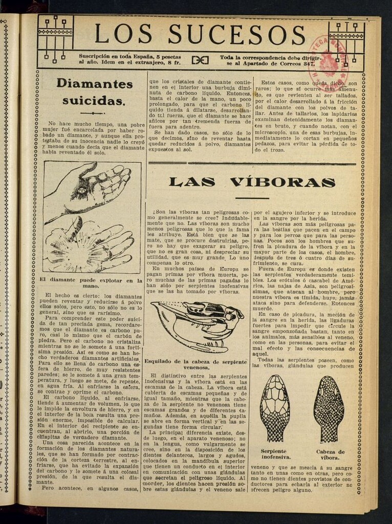 Miniatura de Los Sucesos : periódico ilustrado del 21 de septiembre de 1912