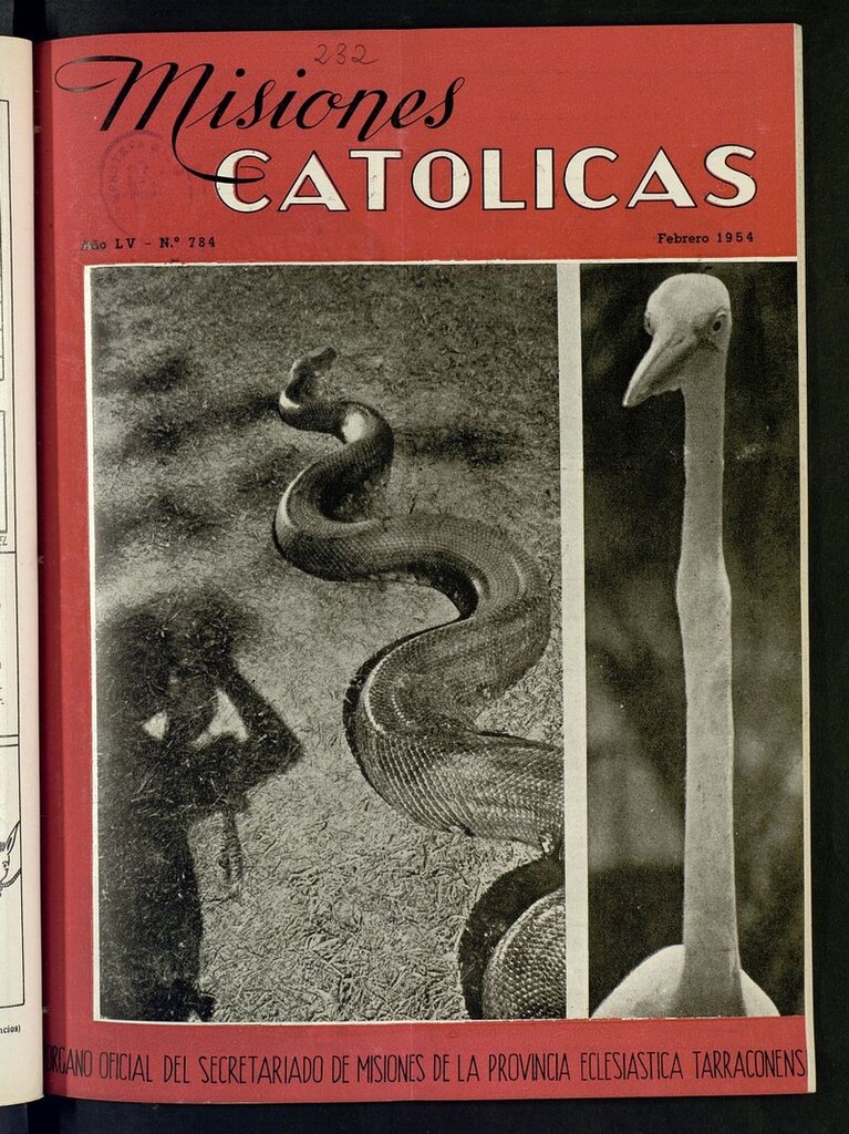 Miniatura de Las Misiones Católicas de febrero de 1954