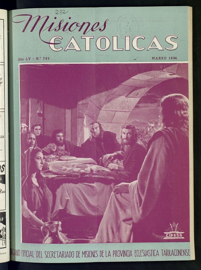 Miniatura de Las Misiones Católicas de marzo de 1954