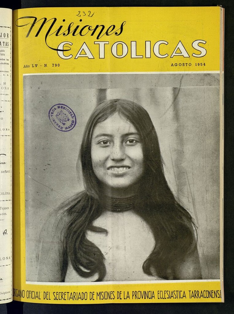 Miniatura de Las Misiones Católicas de agosto de 1954