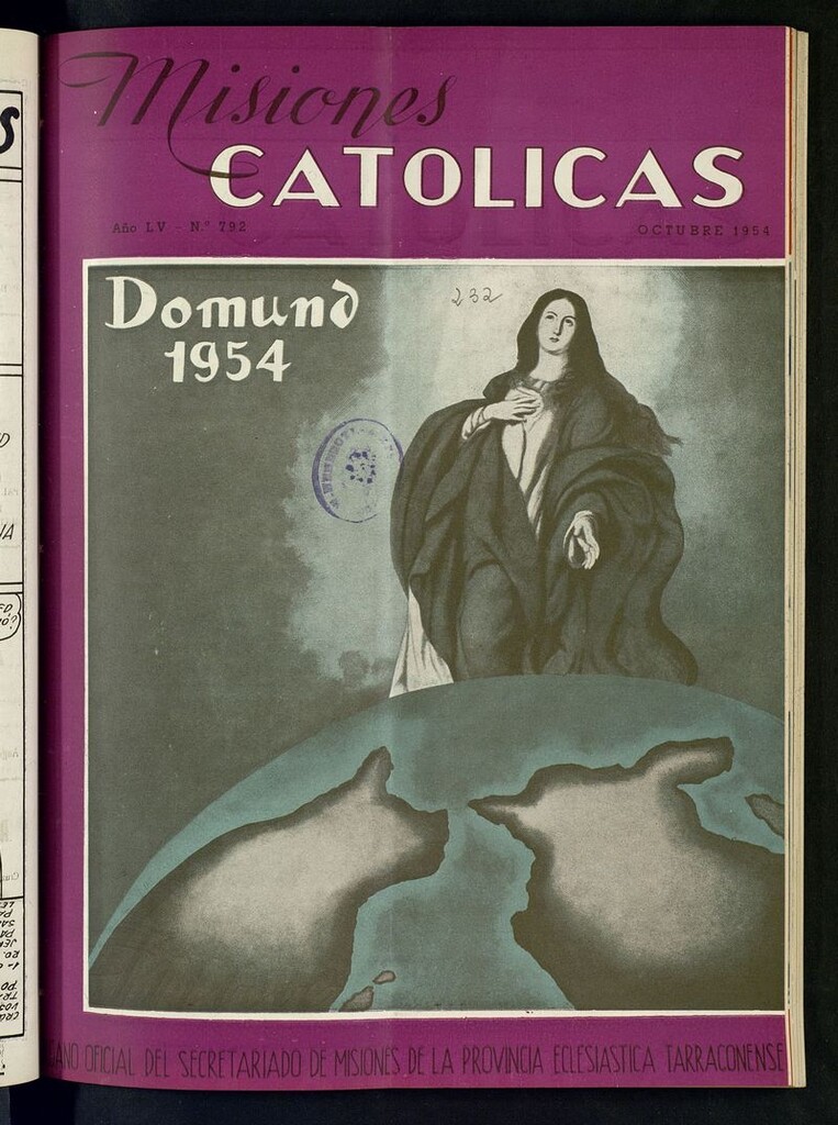 Miniatura de Las Misiones Católicas de octubre de 1954