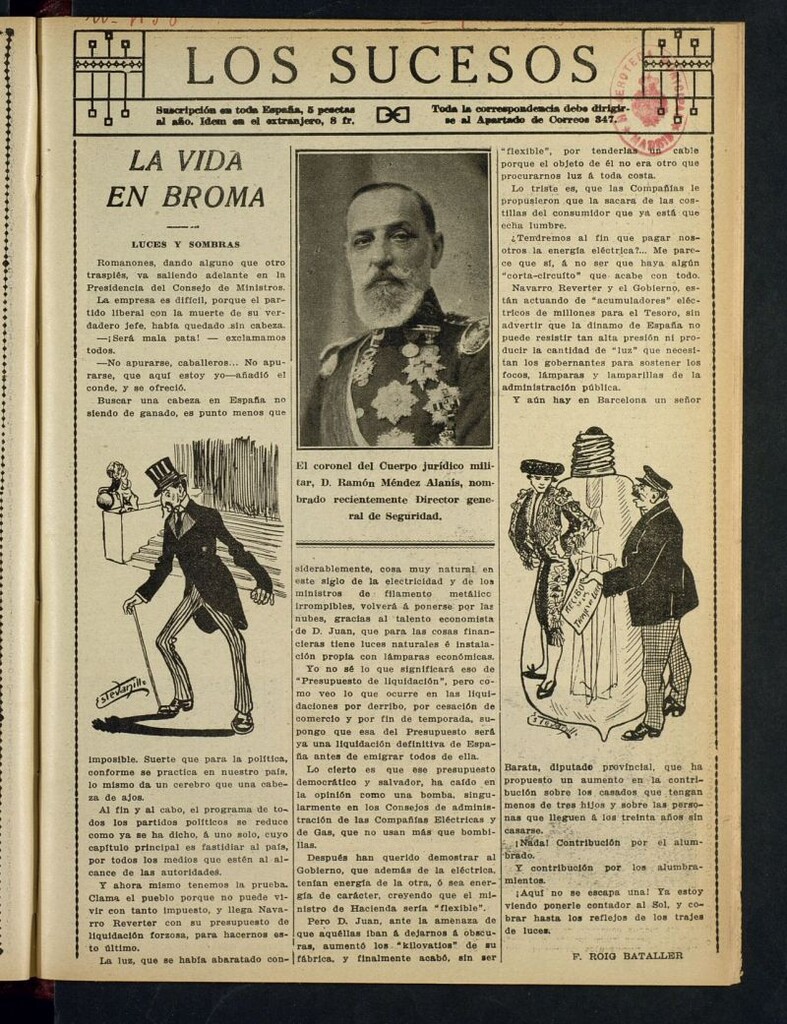 Miniatura de Los Sucesos : periódico ilustrado del 7 de diciembre de 1912