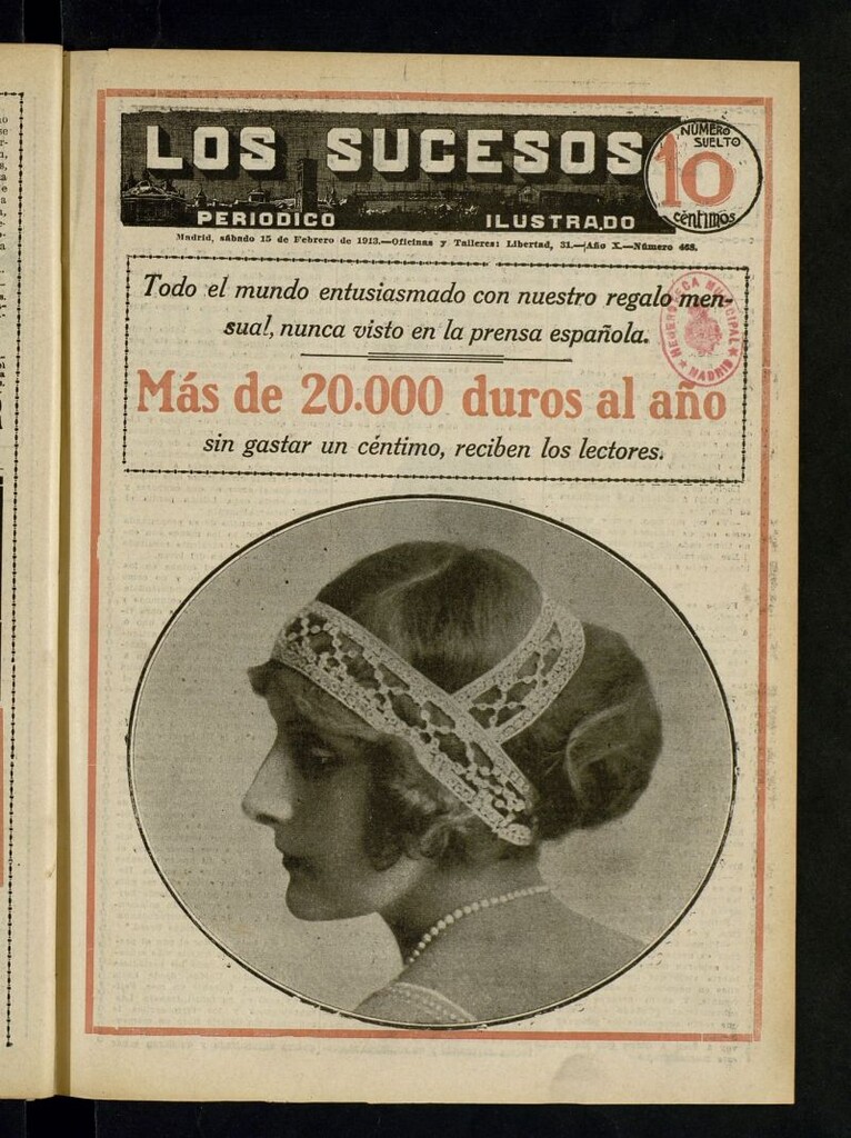 Miniatura de Los Sucesos : periódico ilustrado del 15 de febrero de 1913
