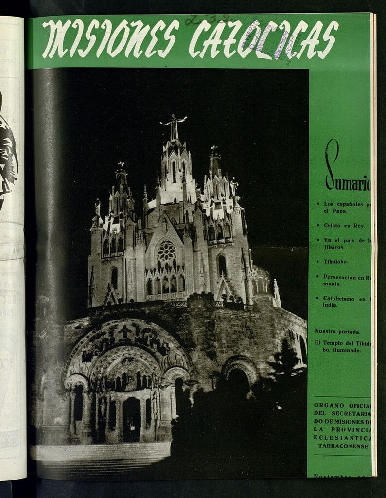 Miniatura de Las Misiones Católicas de noviembre de 1961