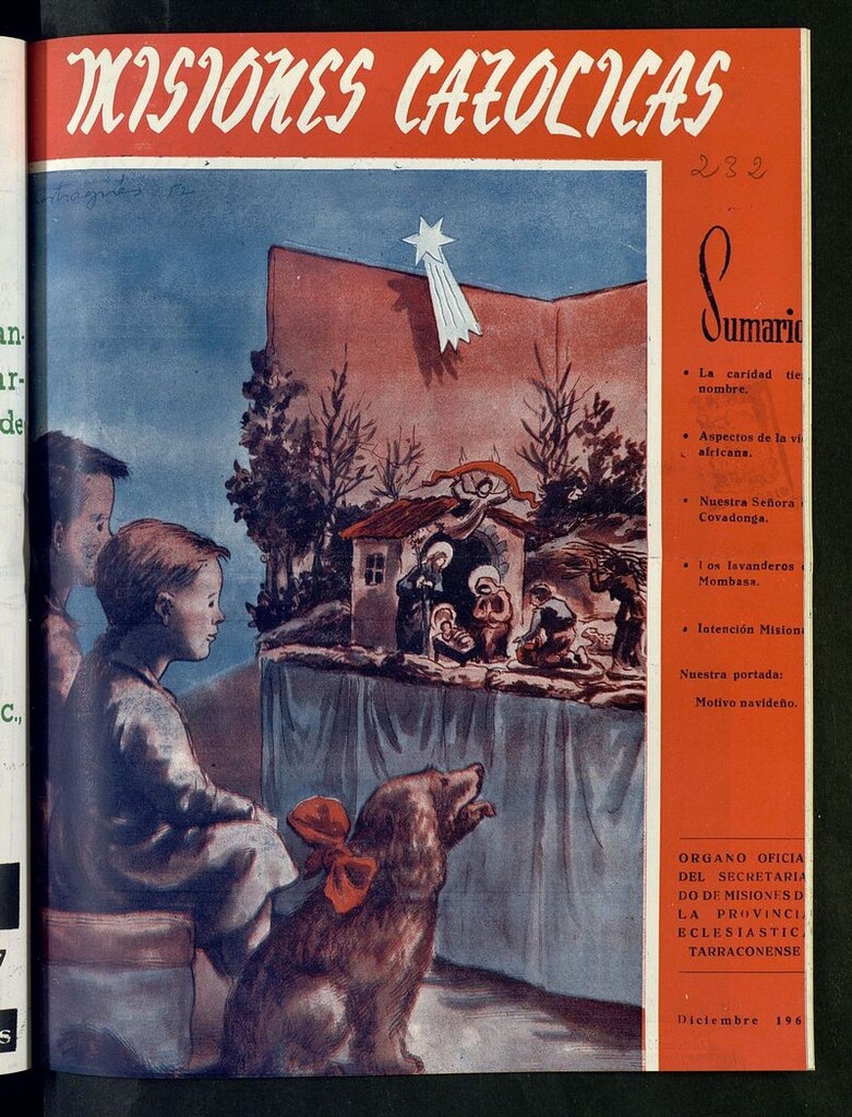 Miniatura de Las Misiones Católicas de diciembre de 1961