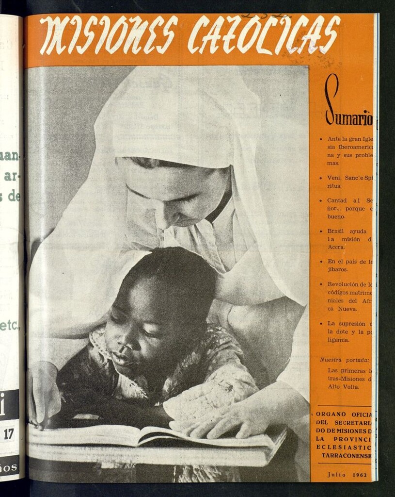 Miniatura de Las Misiones Católicas de julio de 1962
