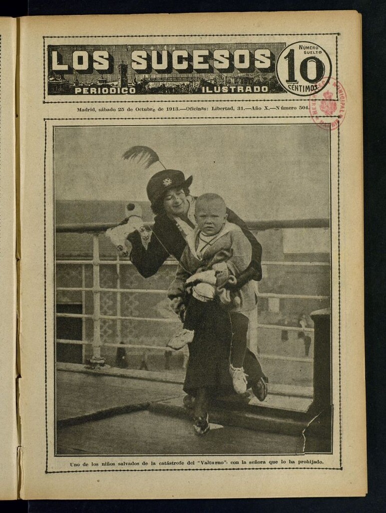 Miniatura de Los Sucesos : periódico ilustrado del 25 de octubre de 1913