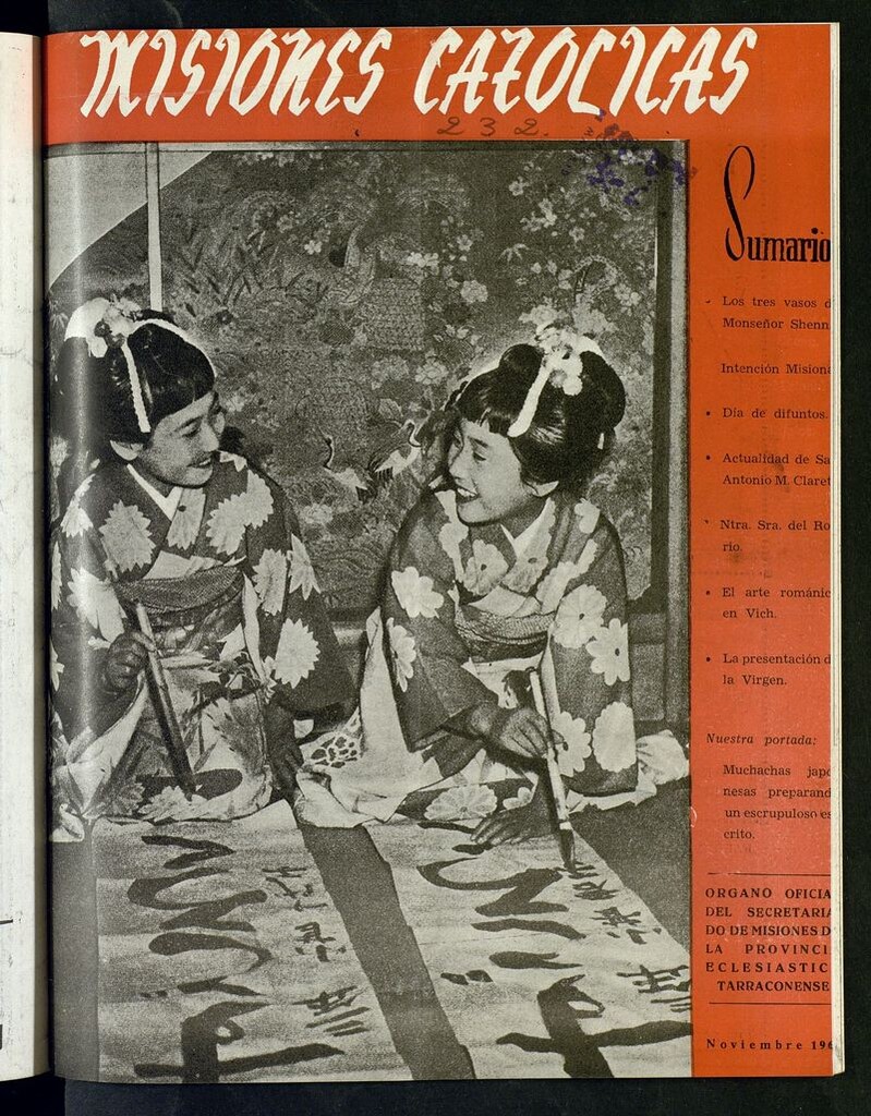 Miniatura de Las Misiones Católicas de noviembre de 1962