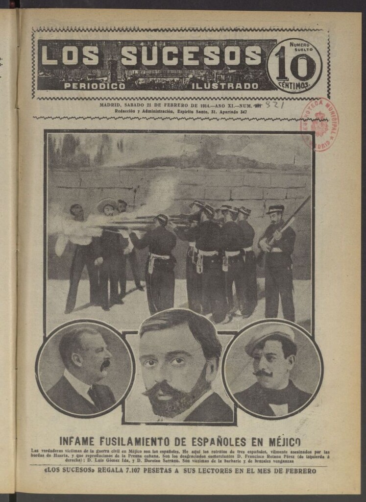 Miniatura de Los Sucesos : periódico ilustrado del 21 de febrero de 1914