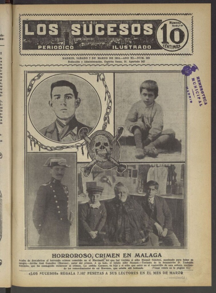 Miniatura de Los Sucesos : periódico ilustrado del 7 de marzo de 1914