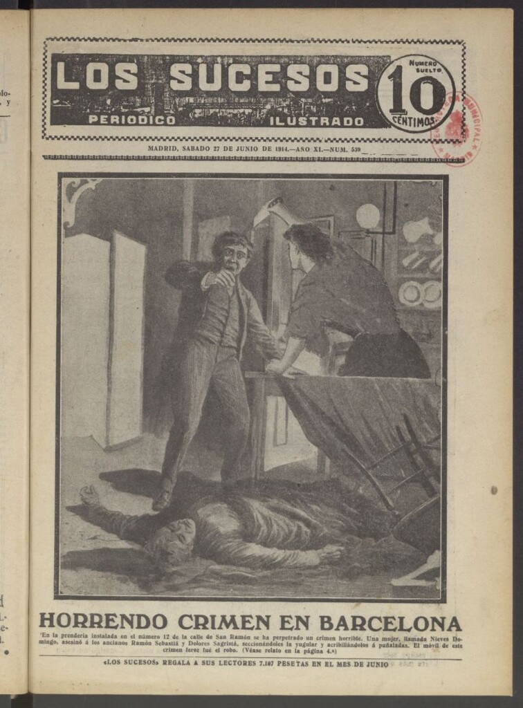 Miniatura de Los Sucesos : periódico ilustrado del 27 de junio de 1914