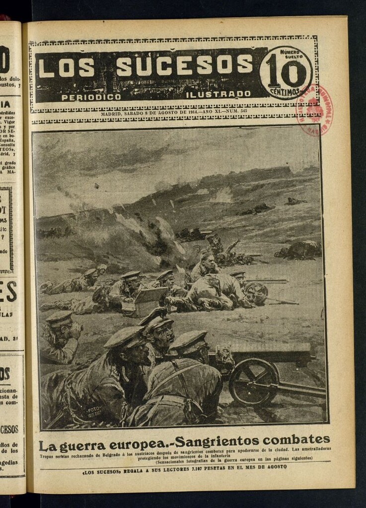 Miniatura de Los Sucesos : periódico ilustrado del 8 de agosto de 1914
