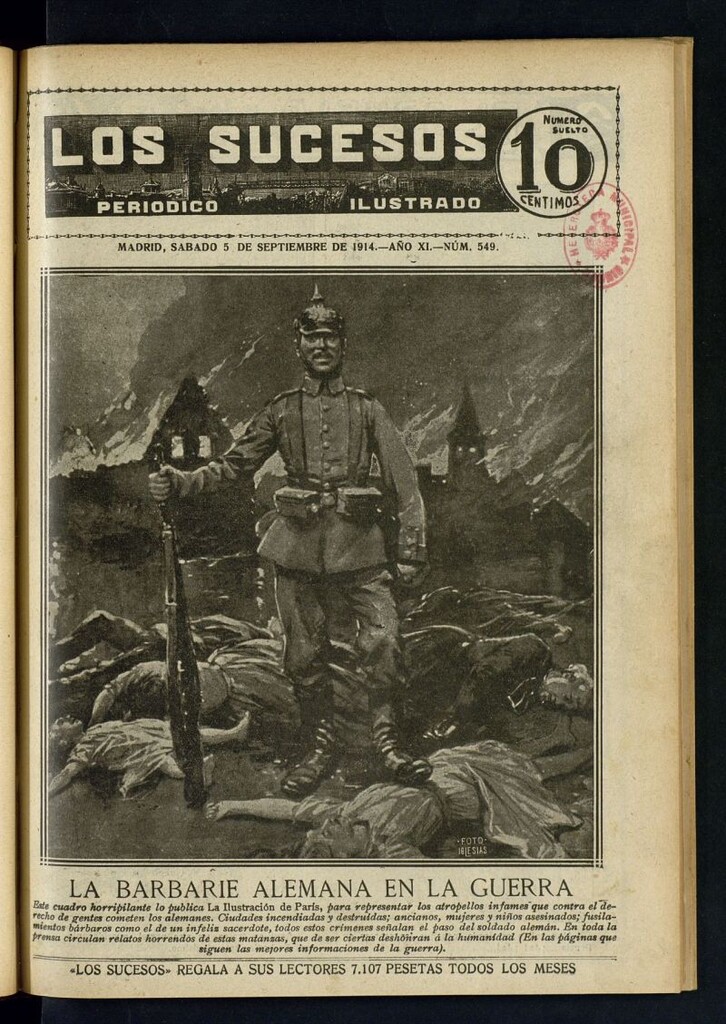 Miniatura de Los Sucesos : periódico ilustrado del 5 de septiembre de 1914