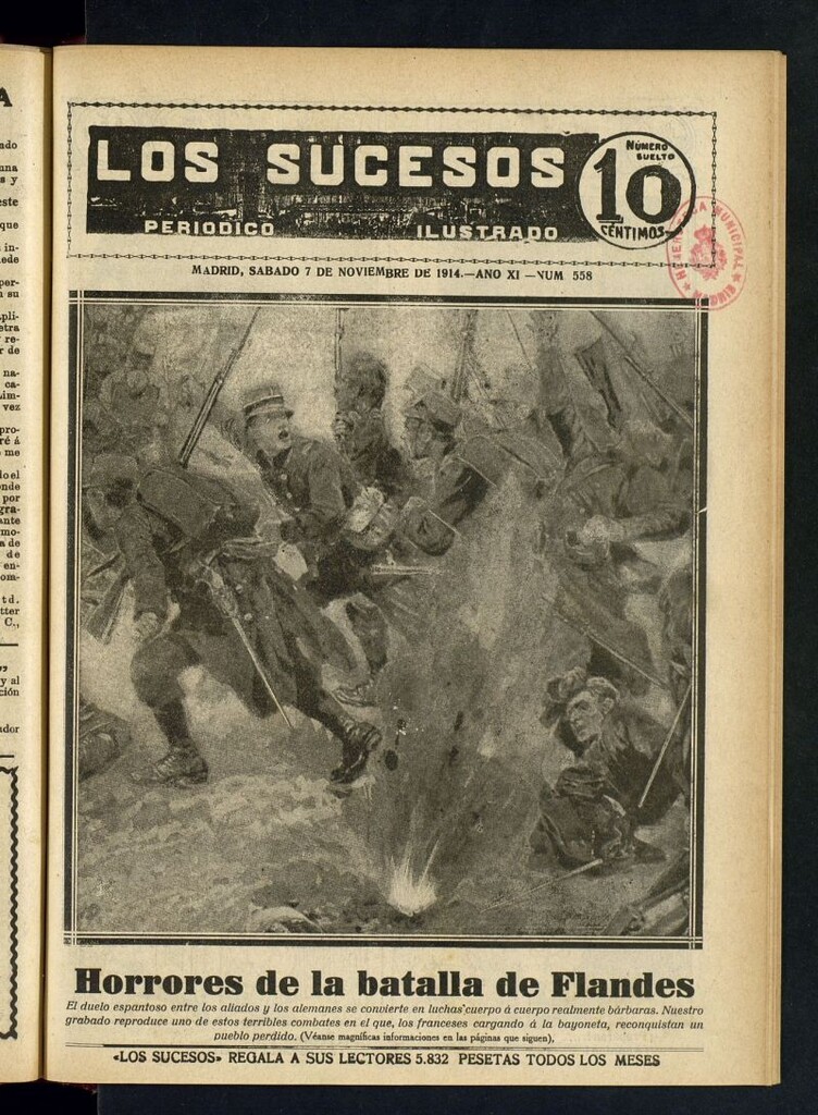 Miniatura de Los Sucesos : periódico ilustrado del 7 de noviembre de 1914