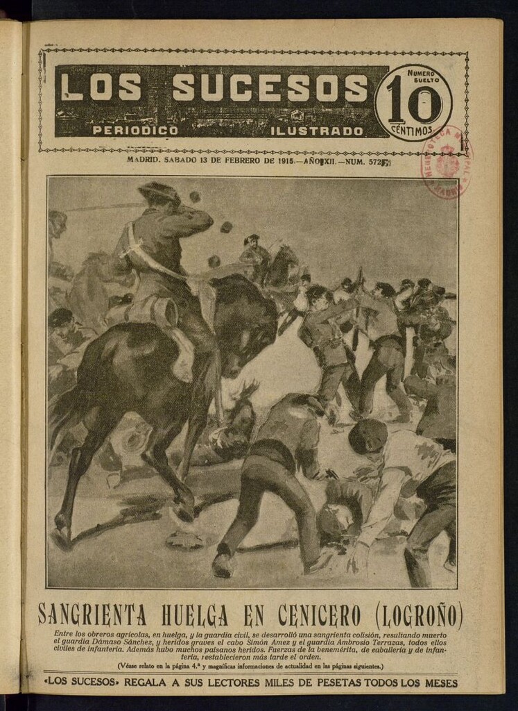 Miniatura de Los Sucesos : periódico ilustrado del 13 de febrero de 1915