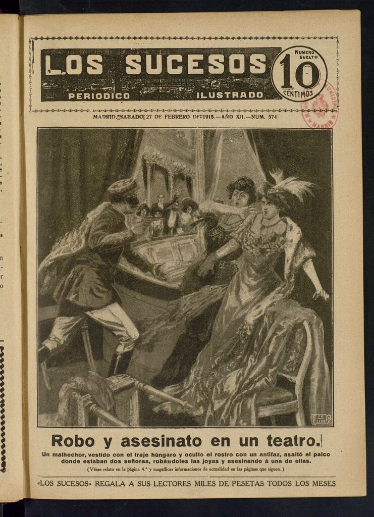 Miniatura de Los Sucesos : periódico ilustrado del 27 de febrero de 1915