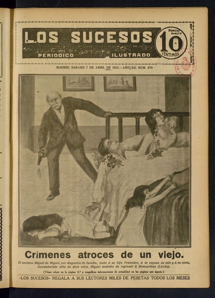 Miniatura de Los Sucesos : periódico ilustrado del 3 de abril de 1915