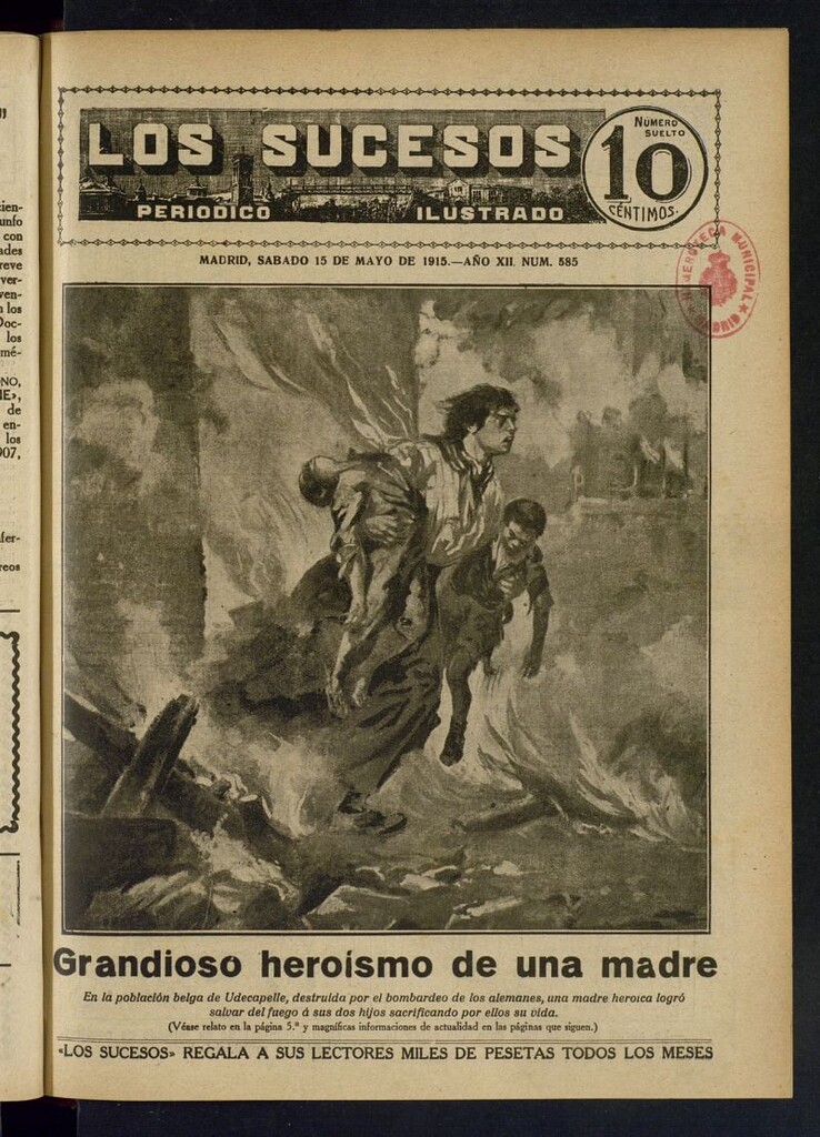 Miniatura de Los Sucesos : periódico ilustrado del 15 de mayo de 1915