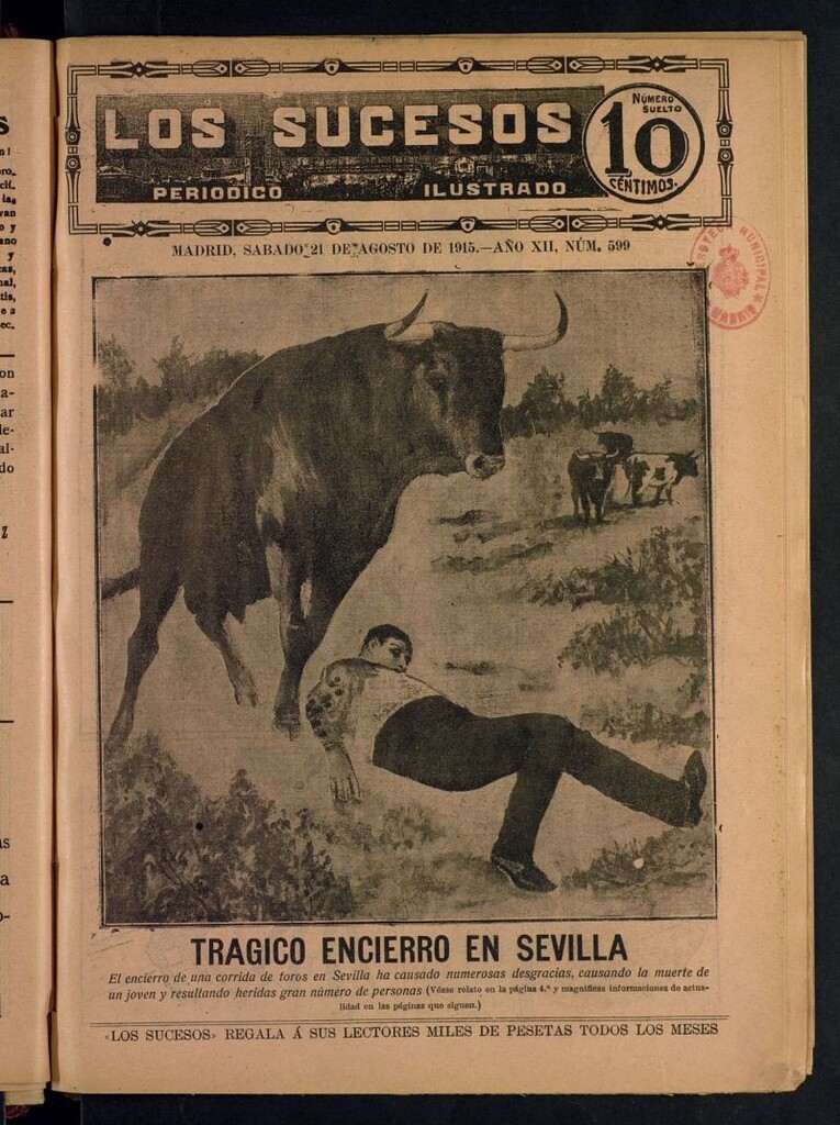 Miniatura de Los Sucesos : periódico ilustrado del 21 de agosto de 1915