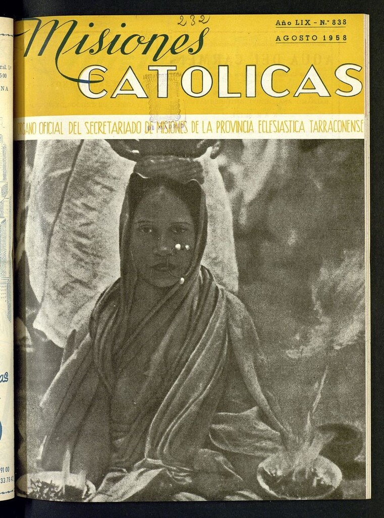 Miniatura de Las Misiones Católicas de agosto de 1958