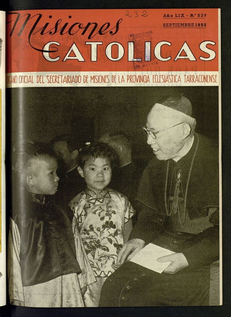 Miniatura de Las Misiones Católicas de septiembre de 1958