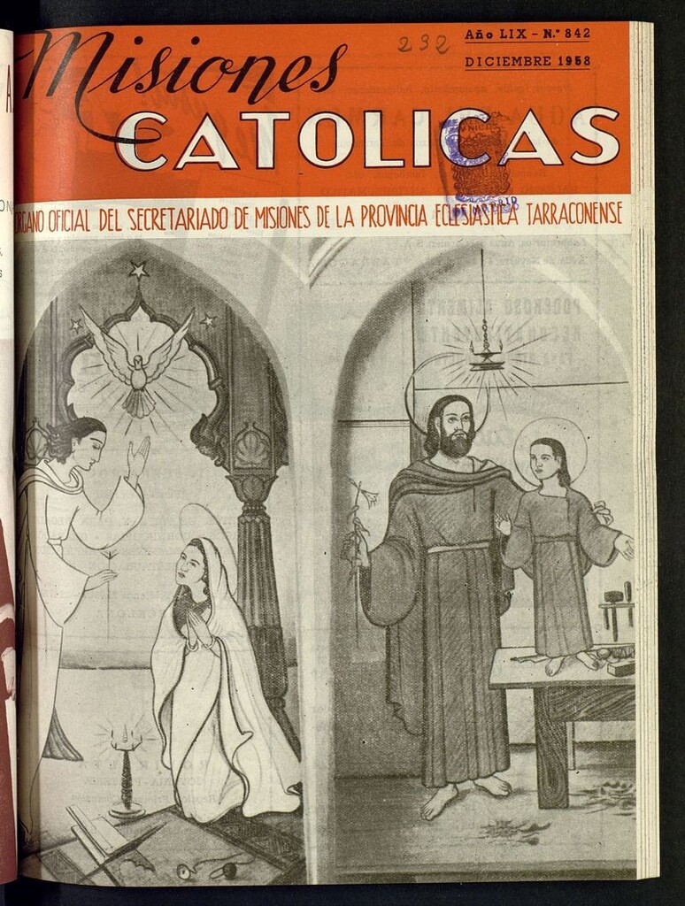 Miniatura de Las Misiones Católicas de diciembre de 1958