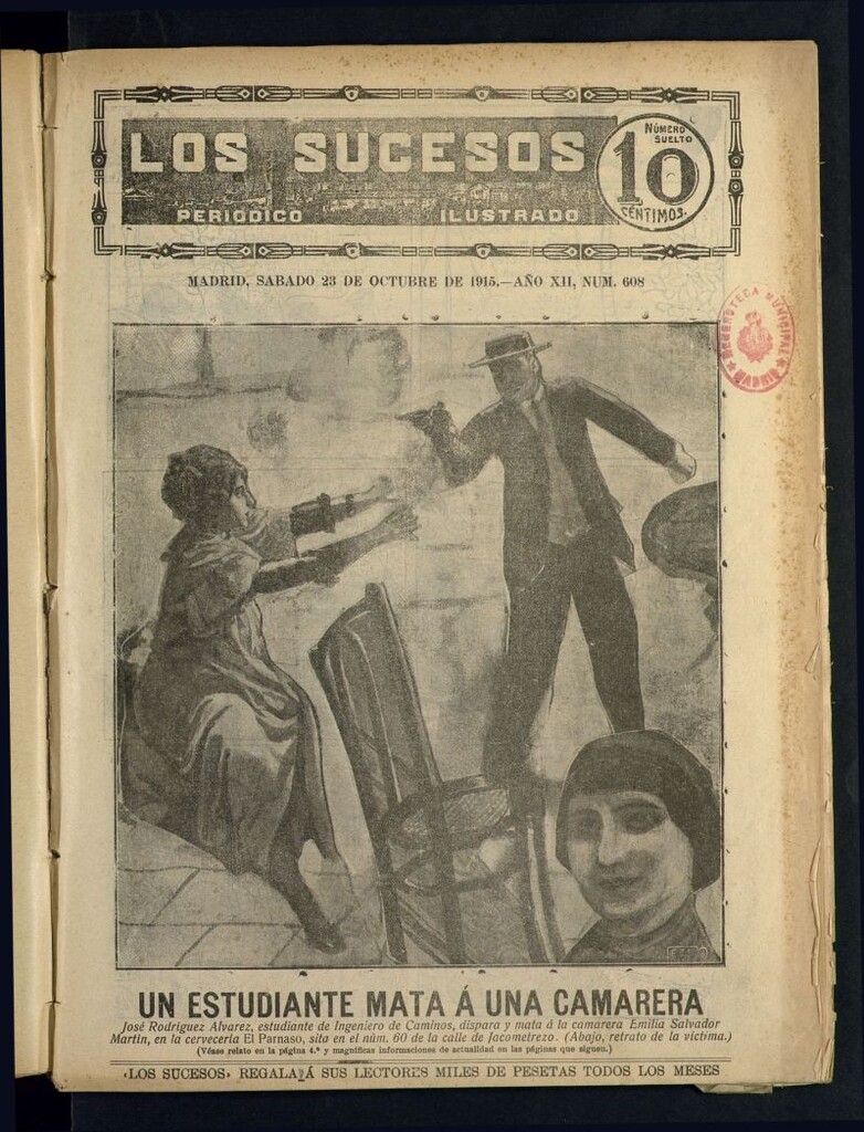 Miniatura de Los Sucesos : periódico ilustrado del 23 de octubre de 1915
